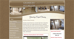 Desktop Screenshot of granburycarpetcleaning.com