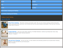 Tablet Screenshot of granburycarpetcleaning.com